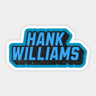 Hank Under Blue Sticker